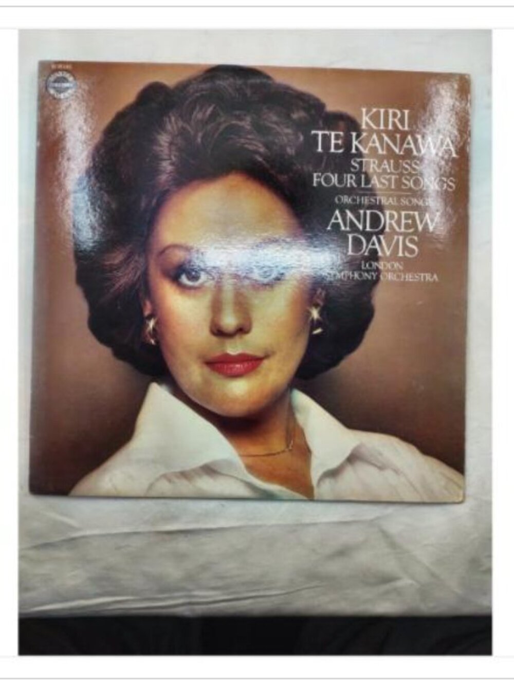 Kiri Te Kanawa Strauss Four Last Songs Vintage Vinyl LP Columbia Masterworks M35